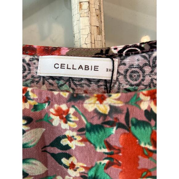 NWT Cellabie size 3X linen blend dress - Picture 3 of 4